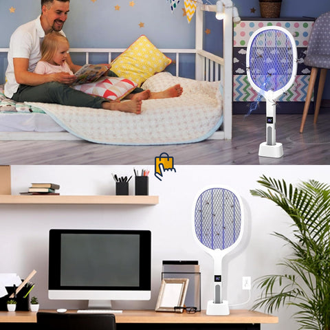 electric bug zapper showcased in a room