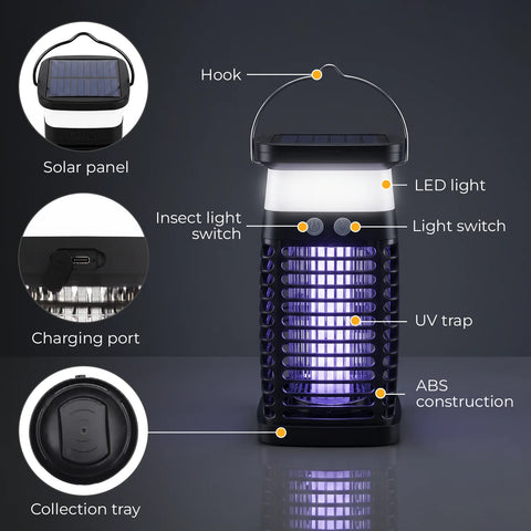 Upgraded Solar Bug Zapper