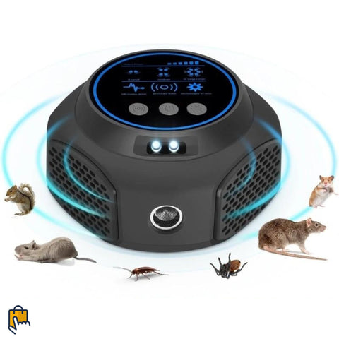 Smart Ultrasonic Pest Repeller Indoor - 360° Coverage