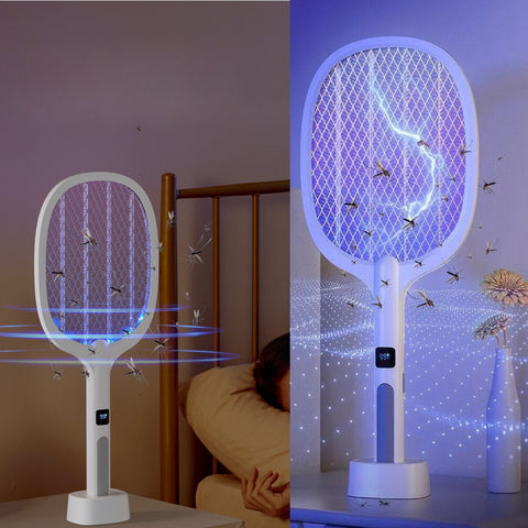 electric bug zapper showcased in action