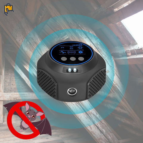 Smart Bat Indoor Repeller - 360° Coverage for Bats-Free Home