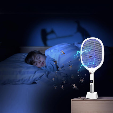 electric bug zapper in a bedroom