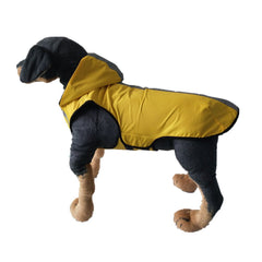 Dog Raincoat with Hood and Leash Hole Waterproof