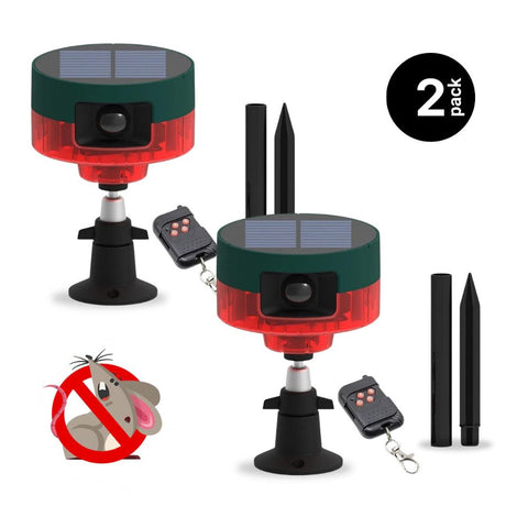 Solar Strobe Light Motion-Activated PACK OF 2 Mice Repeller