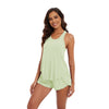 Image of top tank bamboo viscose pajamas, light green