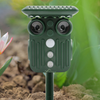 Image of Ultrasonic Solar Animal Repeller Pack of 4 - 5 Adjustable Modes - Get Rid of Deer, Squirrels, and Raccoons in 48 Hours