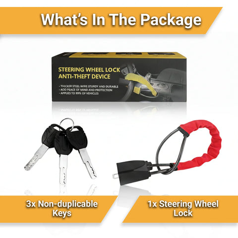 Car Lock Steering Wheel Car Anti-Theft