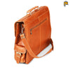 Image of leather messenger bag