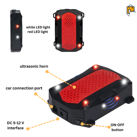 Ultimate Mice Vehicle Protector - Ultrasonic Mouse Repellent for Cars