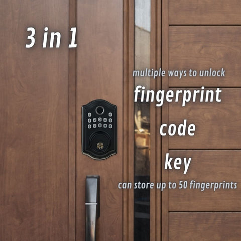 3in1 Fingerprint Door Lock