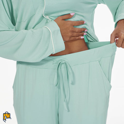 Bamboo Pajamas for Women Long Sleeve Sleepwear Set
