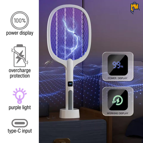 Electric Bug Zapper Racket - Fly Swatter