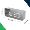 Image of Digital Alarm Clock Led Mirror