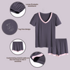 Image of Short Sleeve Bamboo Sleepwear Set for Women