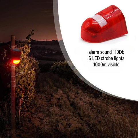 Solar Sound Alarm Motion-Activated Animal Repeller