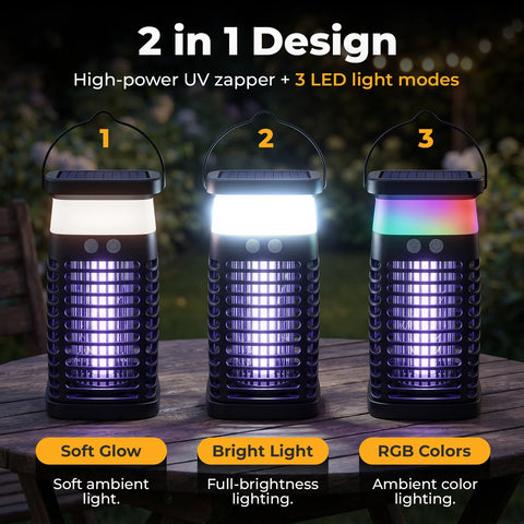 Upgraded Solar Bug Zapper