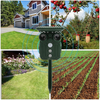 Image of Ultrasonic Solar Animal Repeller - 5 Adjustable Modes - Get Rid of Deer, Squirrels, and Raccoons in 48 Hours