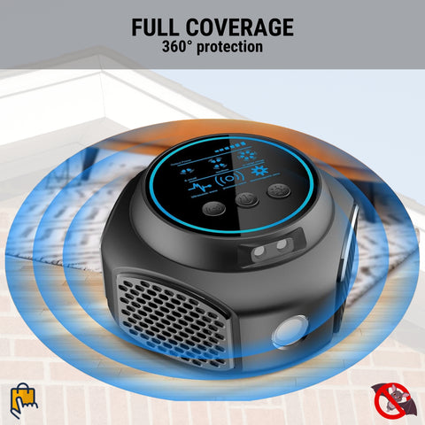 Smart Bat Indoor Repeller - 360° Coverage for Bats-Free Home