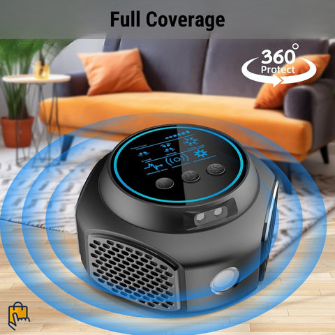 ultrasonic pest repeller, 360 degrees coverage