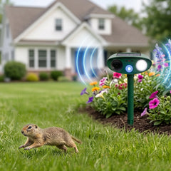 Solar Ultrasonic Gopher Repellent Outdoor