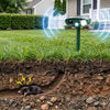 Image of Solar Ultrasonic Mole Repellent Outdoor