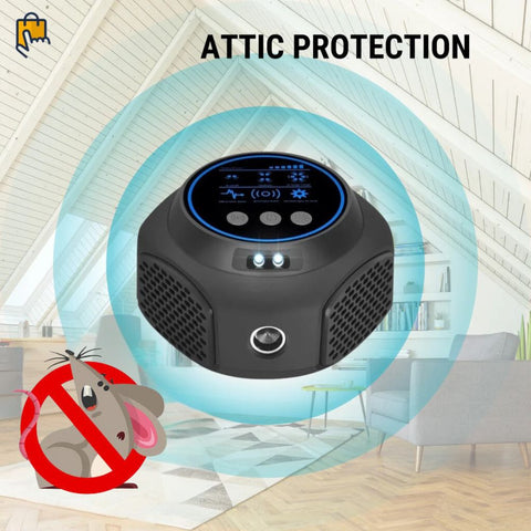 Smart Mice Indoor Repeller PACK of 2 - 360° Coverage for Mice - Free Home