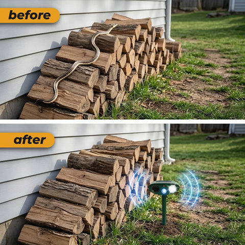 Snake Outdoor Solar Ultrasonic Repeller