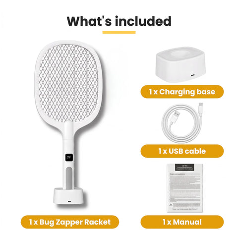 Electric Bug Zapper Racket - Electric Mosquito Swatter