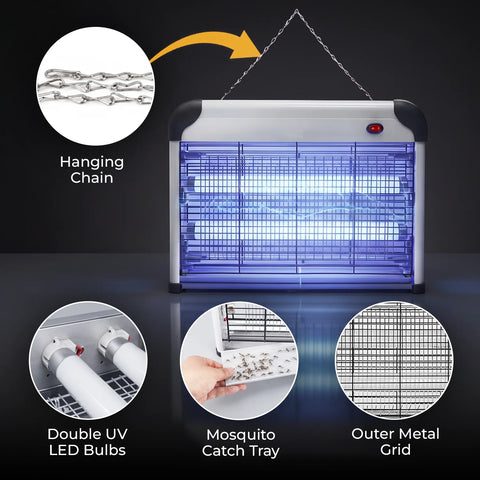 Indoor Mosquito & Fly Killer Lamp - 30W UV