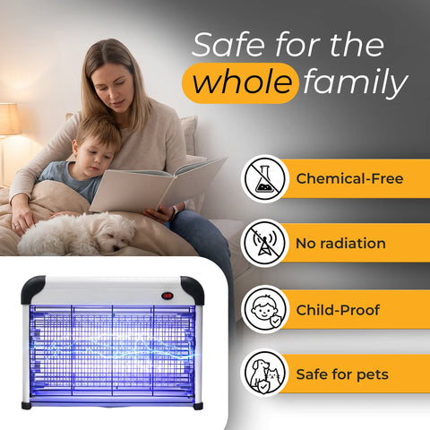 Indoor Mosquito & Fly Killer Lamp - 30W UV