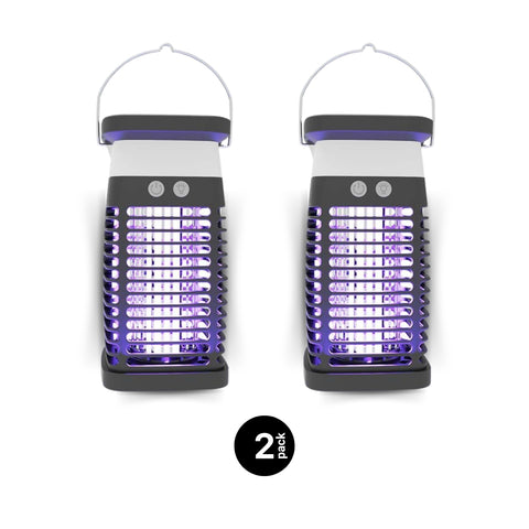 electric bug zapper solar, 2 packs