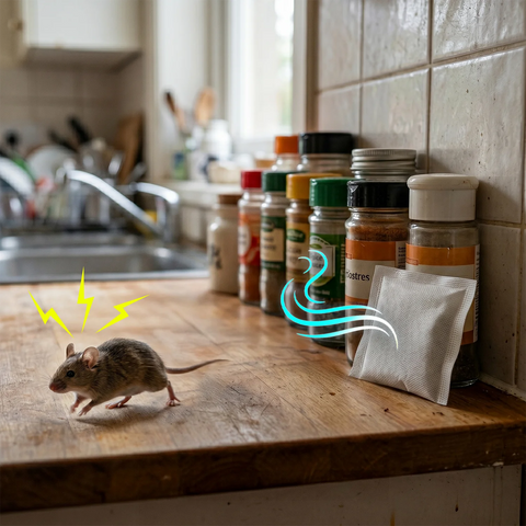 Natural Rodent Repellent Pouches