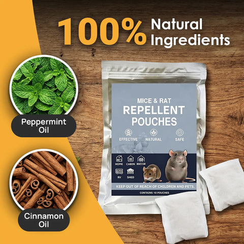 Natural Rodent Repellent Pouches