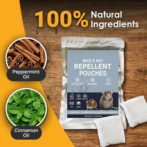 Natural Rodent Repellent Pouches