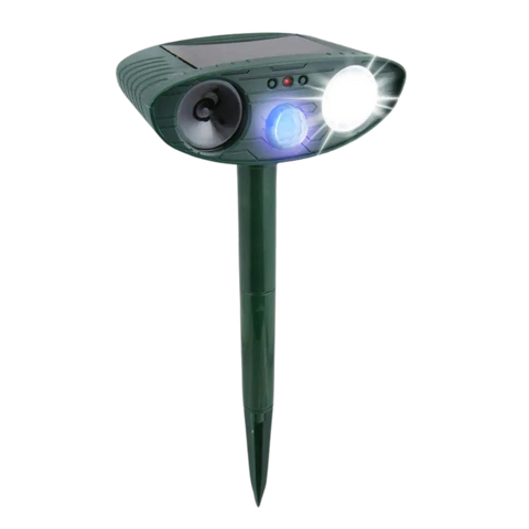 Gopher Outdoor Ultrasonic Repeller - Solar Powered Ultrasonic Animal & Pest Repellant