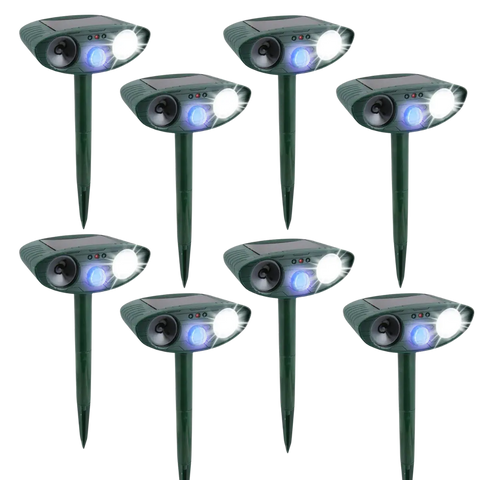 Gopher Outdoor Ultrasonic Repeller - Solar Powered Ultrasonic Animal & Pest Repellant