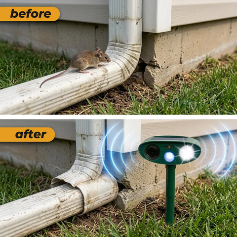 Ultrasonic Outdoor Solar Mice Repeller