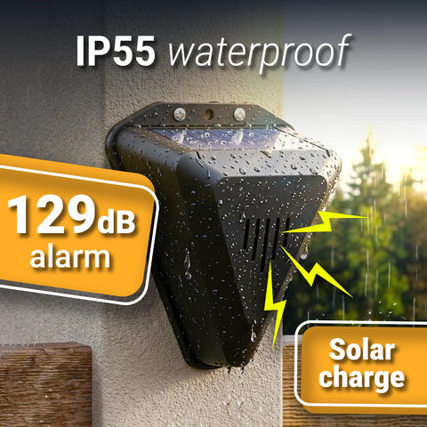 Solar Woodpecker Repeller - 13 Predator Sounds