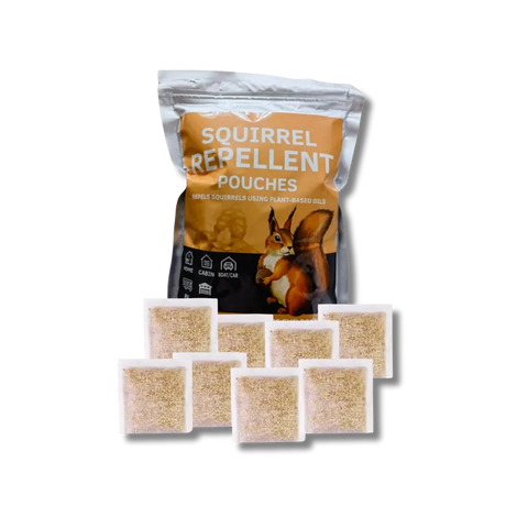 Peppermint Squirrel Pouches - Natural Squirrel Repellent