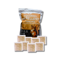 Peppermint Squirrel Pouches - Natural Squirrel Repellent