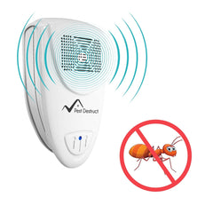 Ultrasonic Ant Repeller - 100% SAFE for Children and Pets - Get Rid Of Pests In 7 Days Or It's FREE