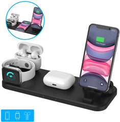 Wireless Charger 6 in 1 - Adapter Included