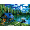 Image of DIY Paint by Numbers Canvas Painting Kit - House by The Lake