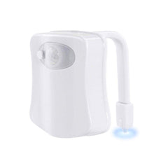 Toilet Night Light - Motion Sensor Activated - LED Light - 8 Colors