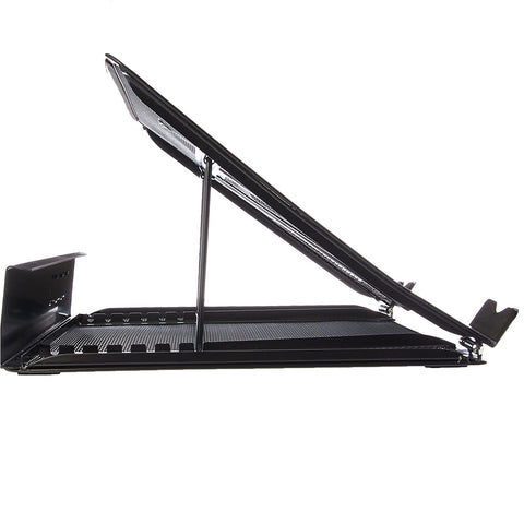 Adjustable Laptop Stand for 10-17" Laptops - Black