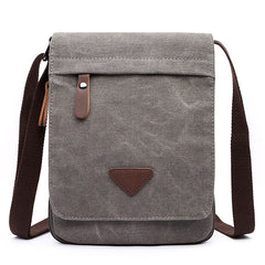 Messenger Bag Crossbody Shoulder Bag - Gray