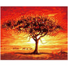 Image of DIY Paint by Numbers Canvas Painting Kit - Burning Tree of Life