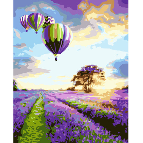 Paint by Numbers Kit - Air Balloons