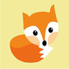 Image of Paint by Number Kits for Kids Beginner - Little Fox 8" x 8"