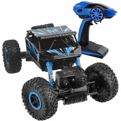 Remote Control Car with Rechargeable Batteries, Blue Kiddro